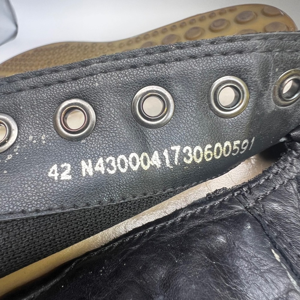 ECCO Soft 7 Sneakers Mens 42 Black Leather Slip On Low Top Shoes - Picture 7 of 7